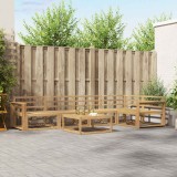 vidaXL Set de canapele de exterior 6 pcs Alb 79 x 79 x 37 cm 3386483