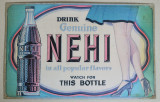 &quot;Nehi&quot; reclama pe metal AAA Sign CO Coitsville Ohio