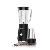 Blender VERTENZ 800W, 8 Viteze, 1L, 2 Sticle Smoothie (400/600ml), Rasnita Cafea, Turbo, Lame Titan, Accesorii, Negru