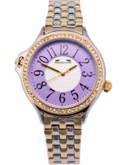 Ceas Dama Matteo Ferari GoldSilver Purple Clasic XI foto