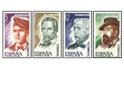 Spania 1977 - personalitati, serie neuzata foto