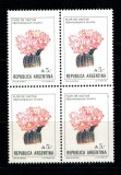 Cumpara ieftin Argentina 1987 - Flori de cactus, bloc de 4 neuzat