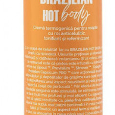 Crema termogenica pentru noapte cu rol anticelulitic Brazilian Hot Body, 200ml, Wawa Fresh Cosmetics