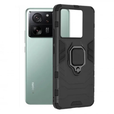 Husa Xiaomi 13T 13T Pro Antisoc cu Inel Negru Techsuit SS foto