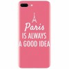 Husa silicon pentru Apple Iphone 7 Plus, Paris Is Always A Good Idea