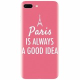 Husa silicon pentru Apple Iphone 8 Plus, Paris Is Always A Good Idea
