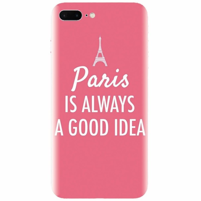 Husa silicon pentru Apple Iphone 7 Plus, Paris Is Always A Good Idea