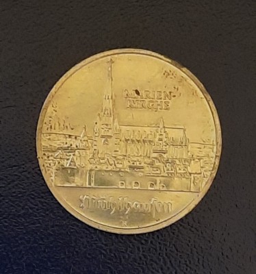 5 Mark &amp;quot;Marienkirsche&amp;quot; 1989, RDG - B 4641 foto