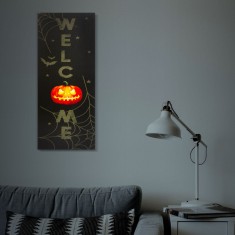 Tablou LED de Halloween - cu aga?atoare de perete (30 ? 70 cm) foto