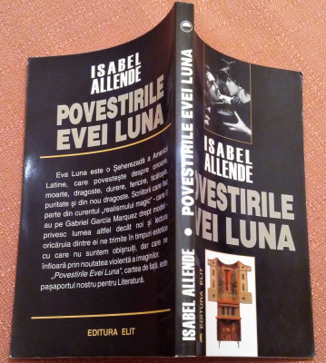 Povestirile Evei Luna. Editura Elit,1998 - Isabel Allende foto