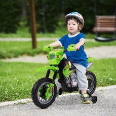 HomCom Moto Cross Electric pentru Copii cu Role,Verde foto