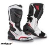 Ghete (cizme) pentru scuter - motocicleta Racing Unisex Seventy model SD-BR1 culoare: alb/rosu Alb/rosu 47