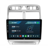 Cumpara ieftin Navigatie Peugeot 307, Android 12, P-Octacore 2GB RAM + 32GB ROM, 9 Inch - AD-BGP9002+AD-BGRKIT266