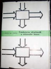 V. Ionescu - Conducerea structurala a sistemelor liniare