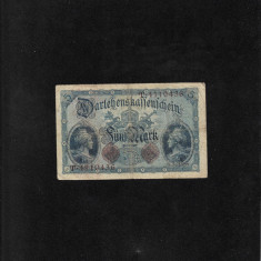 Germania 5 mark marci 1914 seria4110436