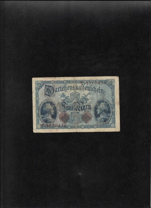 Germania 5 mark marci 1914 seria4110436