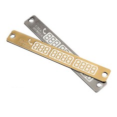 Placa numar telefon fosforescent parcare temporara pentru parbriz - Motor Starter 000