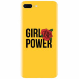 Husa silicon pentru Apple Iphone 7 Plus, Girl Power