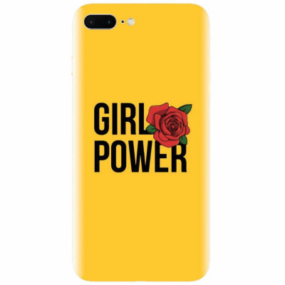Husa silicon pentru Apple Iphone 8 Plus, Girl Power foto