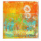 E114. Tablou original, Insula Pastelui Abstract, acrilic, neinramat, 21x21cm