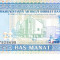 M1 - Bancnota foarte veche - Turkmenistan - 5 manat - 1993