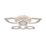 Plafoniera LED inteligenta Rhodos KL151070, 170 W, 14200 lm, lumina calda / neutra / rece, dimabil, cu telecomanda, alb