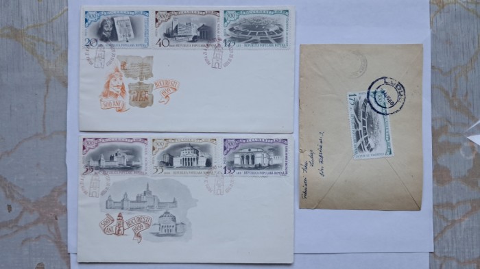 1959-500 ani Buc 2FDC+p.c.val cheie Lp480 FDC