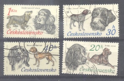 Czechoslovakia 1973 Dogs, used G.319 foto