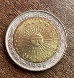 C50 - Moneda foarte veche - Argentina - 1 peso - 1996