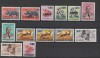 Fauna, flora, antilope, rinocer, Congo ( Kinshasa), supratipar, seria completa de 13 valori, MNH, Nestampilat