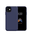 Husa telefon Silicon iPhone 11 6.1 matte dark blue