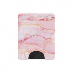 Portofel pentru telefon PopSockets PopWallet Pink Marble