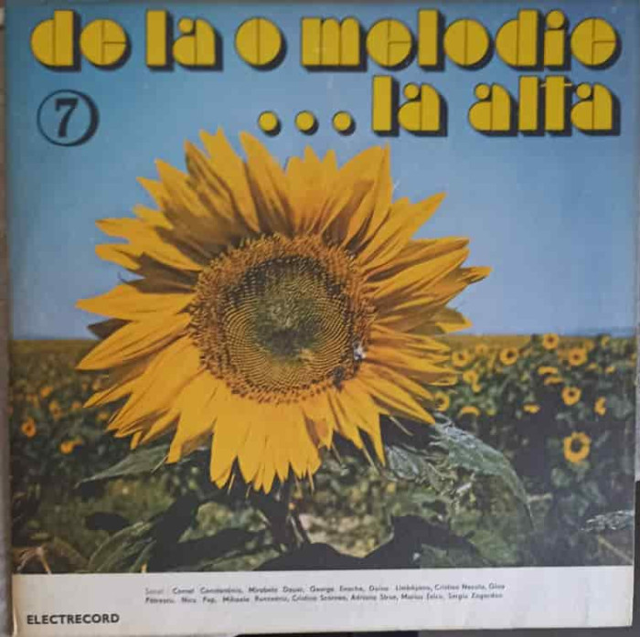 Disc vinil, LP. DE LA O MELODIE ... LA ALTA (7)-COLABORATORI