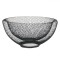 Fructieră Metalică, Model Plasă, Diametru 30 cm, &Icirc;nălțime 15 cm, Negru
