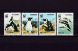 Cumpara ieftin (S7) Namibia 1997 &quot;WWF - Pinguini - protejarea naturii &quot;,serie, MNH, Stampilat