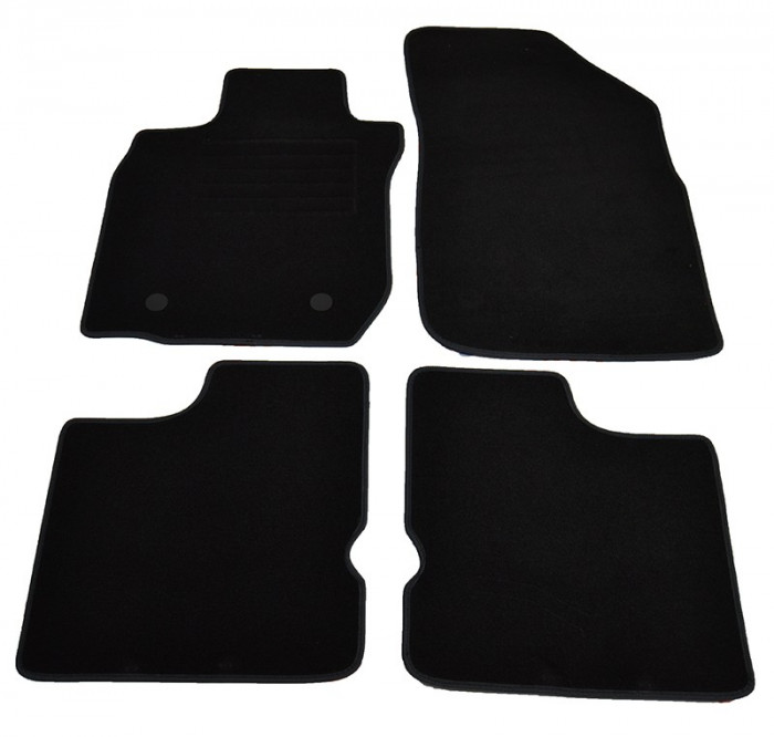 Covorase mocheta Dacia Duster 3/2010-2014 Negru, set de 4 bucati, Model 4X2 Kft Auto