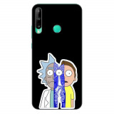 Husa compatibila cu Huawei P40 Lite E Silicon Gel Tpu Model Rick And Morty Connected