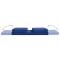 Scaun de podea pliabil, albastru, material textil - 9
