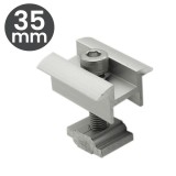Cumpara ieftin Clema dubla tip Z 30/35 mm pentru montaj panouri fotovoltaice, aluminiu 6005-T5 (RAZ240/RAZ360)
