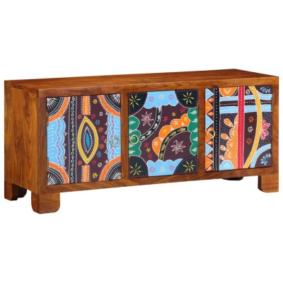 vidaXL Bancă pentru pantofi maro miere 100 x 35 x 45 cm 4016526 foto