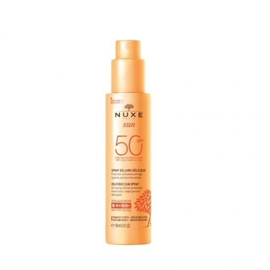 Spray hidratant Nuxe Sun pentru față și corp SPF50 150 ml