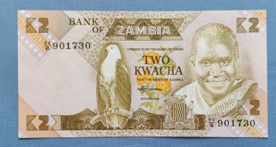 Zambia - 2 Kwacha ND (1986-1988) s730 foto