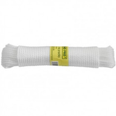 Sfoara pentru rufe Strend Pro Cloth-Line 20 m/4 mm, PP, alba