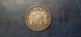 Moneda Argint Spania 50 Pesos 1881 AG. Rara Argint