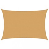 Cumpara ieftin Panza parasolar, nisipiu dreptunghiular 3x5 m HDPE 160 g/m&sup2;