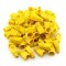 Set 100 bucati manson de protectie pentru mufe internet, RJ 45, galben