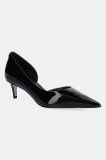 MICHAEL Michael Kors stilettos de piele Elyse culoarea negru, 40F5EYMP1A.001