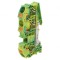 Conector &icirc;mbinare pentru șine 0,5&divide;25mm&sup2;, 1 pistă, 3 borne, galben-verde