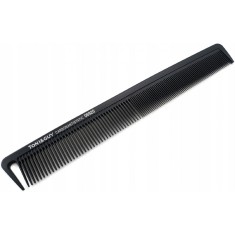 Pieptene de coafat drept pentru tuns și descurcat, antistatic, din carbon negru 06925