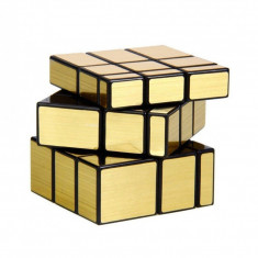 Cub Magic 3x3x3, Moyu MoFang JiaoShi MeiLong Mirror, Gold , 288CUB-1